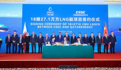 Signing Ceremony Between CSSC and Qatar Energy